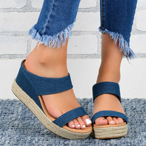 🔥ÚLTIMO DÍA 60% DE DESCUENTO🔥-Sandalias casuales con cuña para mujer 