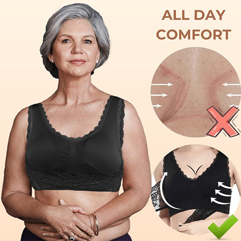 🎁Buy 1 Get 2 FREE🎁 - Comfy Corset Bra Front Cross Side Buckle Lace Bras