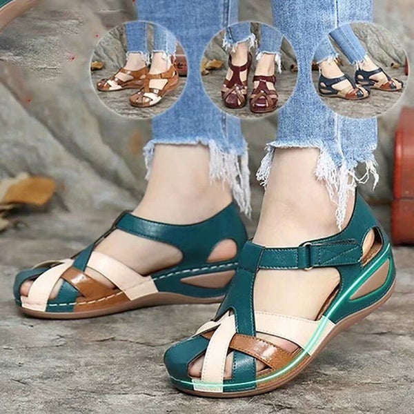 🔥ÚLTIMO DÍA 60% DE DESCUENTO🔥-SANDALIAS CASUAL CON CUÑA MUJER 